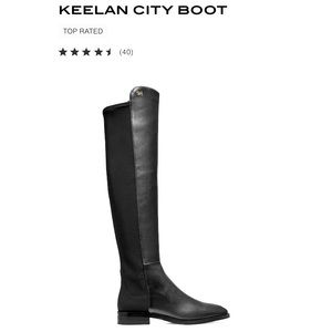 Stuart Weitzman black Keelan City boots!!
